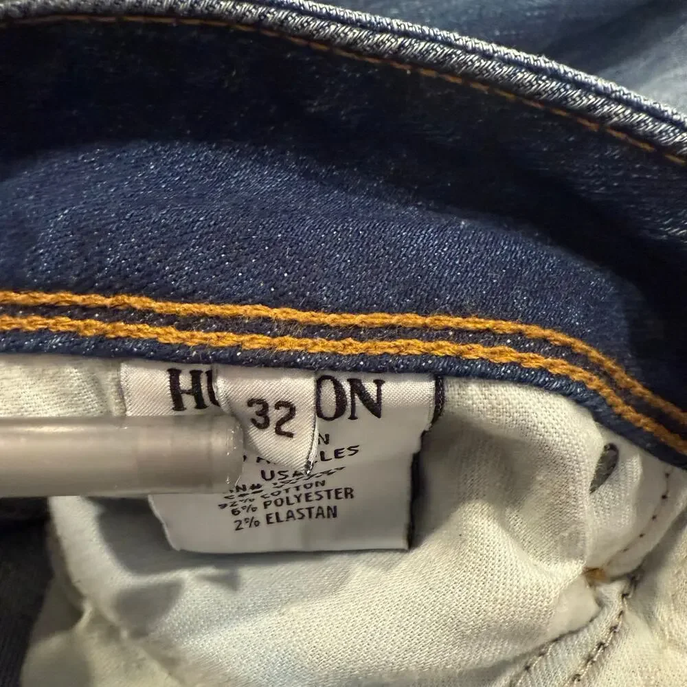 Hudson Women’s Nicole Ankle Skinny Jeans Size 32